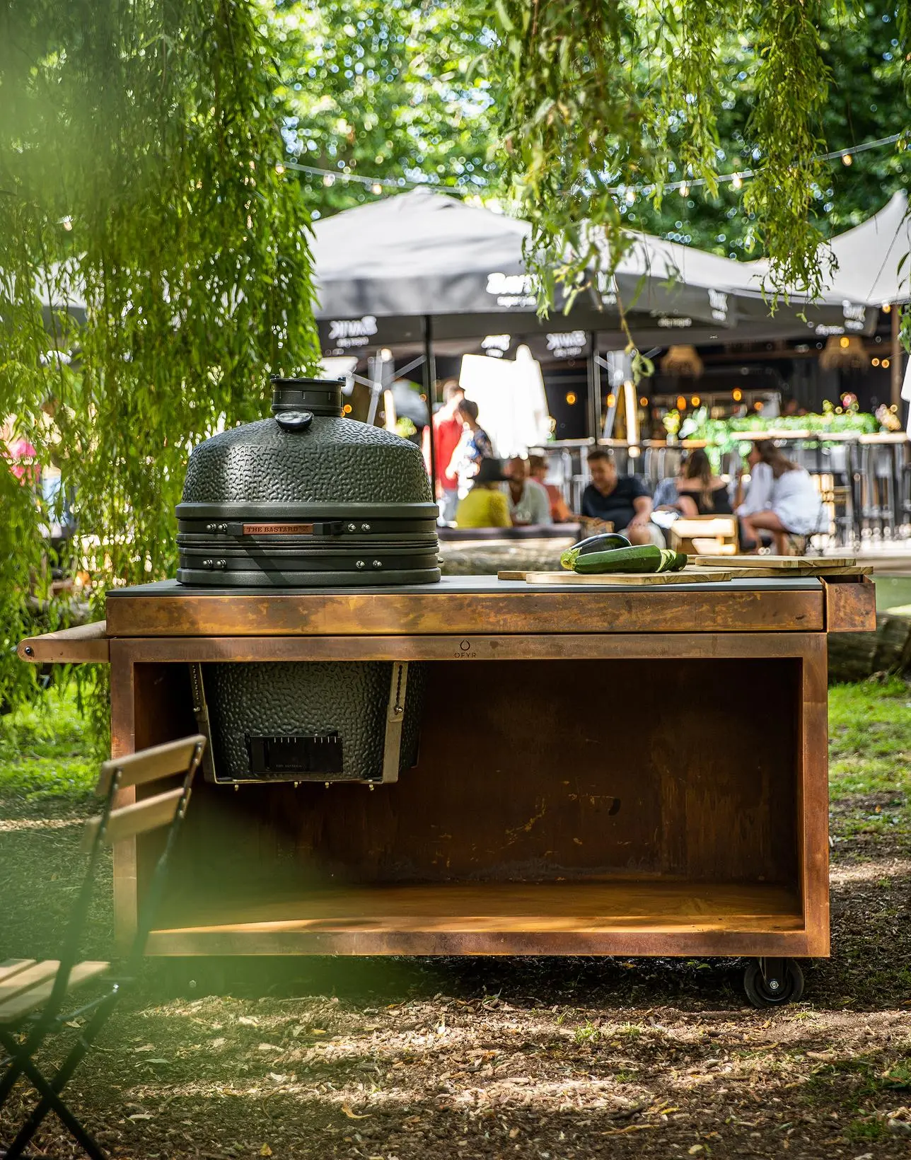 OFYR Kamado Table Corten 150 PRO+ Corten Ceramic Dark - Slika 3