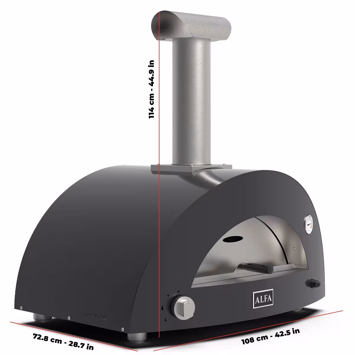 Alfa Forni Moderno 3 Pizze - Slika 4